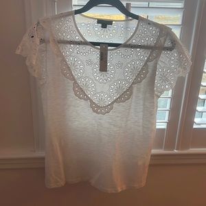 Jcrew eyelet blouse